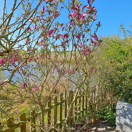 Waterlodge Met Waterfiets Op Monumentaal Chalé